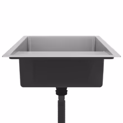 vidaXL Handmade Kitchen Sink Stainless Steel Plumbing Utility Waste Basin - Additional view 5
