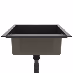 vidaXL Handmade Kitchen Sink Black Stainless Steel Plumbing Utility Basin - Additional view 5