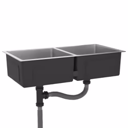 vidaXL Handmade Kitchen Sink Stainless Steel Plumbing Utility Waste Basin