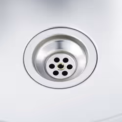 vidaXL Handmade Kitchen Sink Stainless Steel Plumbing Utility Waste Basin - Additional view 7