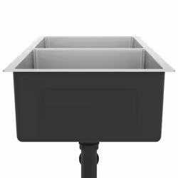 vidaXL Handmade Kitchen Sink Stainless Steel Plumbing Utility Waste Basin - Additional view 5