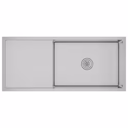 vidaXL Handmade Kitchen Sink Stainless Steel Plumbing Utility Waste Basin