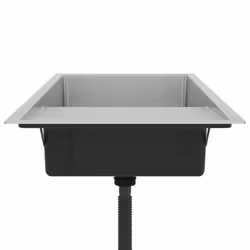 vidaXL Handmade Kitchen Sink Stainless Steel Plumbing Utility Waste Basin - Additional view 4