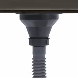 vidaXL Handmade Kitchen Sink Black Stainless Steel Plumbing Utility Basin - Additional view 6