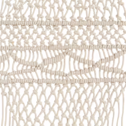vidaXL Macrame Curtain 140x240 cm Cotton Home Shade Drape Translucent Blind