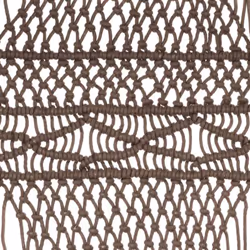 vidaXL Macrame Curtain Taupe 140x240 cm Cotton Shade Drape Translucent Blind