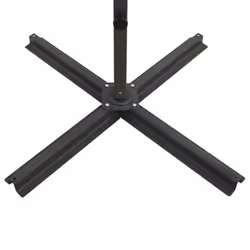 vidaXL Cantilever Garden Parasol with Pole and LED Lights Umbrella Terracotta - Additional view 10