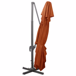vidaXL Cantilever Umbrella with Double Top Garden Sunshade Outdoor Parasol - terracotta, 300 x 400 cm - Additional view 4