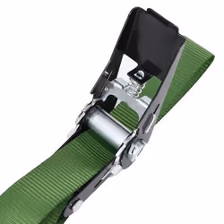 VidaXL Ratchet Tie Down strap Polyester Green - Additional view 6