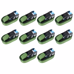 VidaXL Ratchet, Green, Polyester, 400 kg, Buckle, 800 daN, 2.5 cm