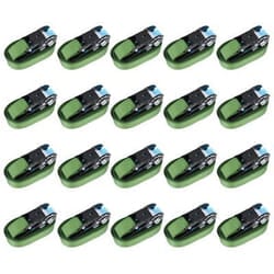 VidaXL Ratchet Tie Down strap Polyester Green