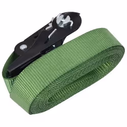VidaXL Ratchet Tie Down strap Polyester Green - Additional view 4