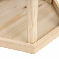 vidaXL Solid Firwood Standing Bird Feeder Peanut Feeding Station Yard Outdoor - Additional view 4