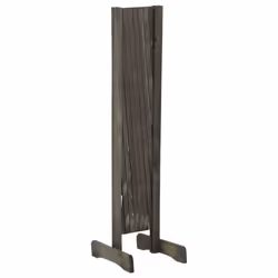 vidaXL Solid Firwood Garden Trellis Fence Grey 120x90 cm Extending Barrier