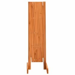 vidaXL Solid Firwood Garden Trellis Fence Orange 150x80 cm Extending Barrier