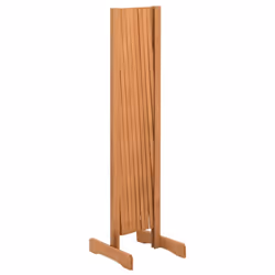 vidaXL Solid Firwood Garden Trellis Fence Orange 180x100 cm Extending Barrier