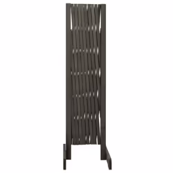 vidaXL Solid Firwood Garden Trellis Fence Grey 180x100 cm Extending Barrier