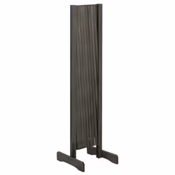 vidaXL Solid Firwood Garden Trellis Fence Grey 180x100 cm Extending Barrier