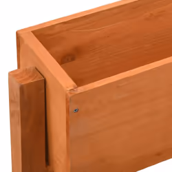 vidaXL Solid Firwood Garden Folding Planter Orange Planter Pot Raised Bed - Additional view 3