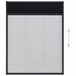 vidaXL Plisse Insect Screen for Windows Aluminium Anthracite 60x80cm Indoor