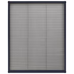 vidaXL Plisse Insect Screen for Windows Aluminium Anthracite 60x80cm Indoor - Additional view 4