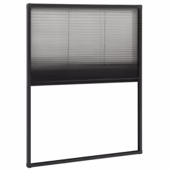 vidaXL Plisse Insect Screen for Windows Aluminium Anthracite 80x100 cm Bug Net