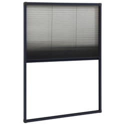 vidaXL Plisse Insect Screen for Windows Aluminium Anthracite 80x120 cm Indoor