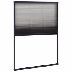 vidaXL Plisse Insect Screen for Windows Aluminium Anthracite 80x120 cm Indoor