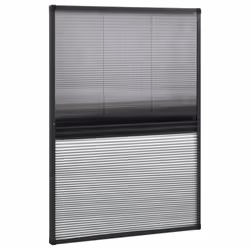 vidaXL Plisse Insect Screen for Windows Aluminium 80x120 cm with Shade Bug Net