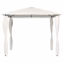 vidaXL Gazebo with Post Covers Cream 160 g/mÂ² Garden Sunshade Shelter Tent - Additional view 2
