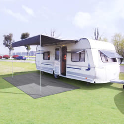 vidaXL Tent Carpet 250x600 cm Light Grey Camping Outdoor Rug Patio Hiking Mat