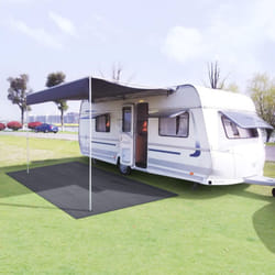 vidaXL Tent Carpet 250x450 cm Anthracite Camping Outdoor Rug Patio Hiking Mat