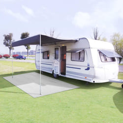 vidaXL Tent Carpet 100x1000 cm White Camping Tool Outdoor Rug Patio Hiking Mat
