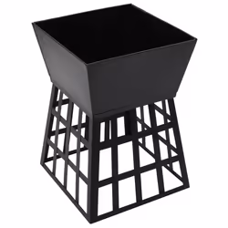 vidaXL 2-in-1 Fire Pit and BBQ Steel Charcoal Grill Fireplace Patio Heater - Additional view 5