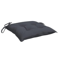vidaXL Chair Cushions 2 pcs Anthracite 19.7x19.7x2.8 Fabric