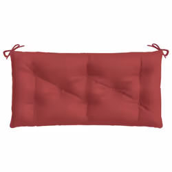 vidaXL Garden Bench Cushion Wine Red 39.4""x19.7""x 2.8"" Fabric