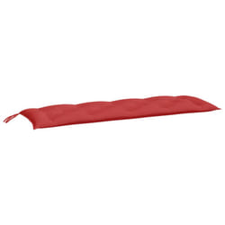 vidaXL Garden Bench Cushion Red 59.1""x19.7""x2.8"" Fabric