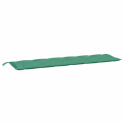 vidaXL Comfortable Garden Bench Cushion in Vibrant Green - Outdoor Patio Seat Cushion, Made of Durable Oxford Fabric, 78.7x19.7x2.8 with Hollow Fib