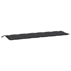 vidaXL Garden Bench Cushion Black 78.7""x19.7""x2.8"" Fabric
