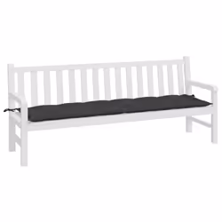 vidaXL Garden Bench Cushion Black 78.7""x19.7""x2.8"" Fabric