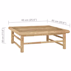VidaXL 313149 outdoor bench Bamboo - Additional view 5