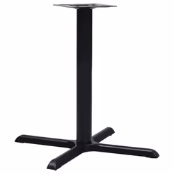 vidaXL Bistro Table Leg Black Cast Iron Replacement Furniture Multi Sizes - 76 x 76 x 72 cm