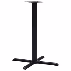 vidaXL Bistro Table Leg Black Cast Iron Replacement Furniture Multi Sizes - 76 x 76 x 107 cm