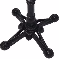 vidaXL Bistro Table Leg Black Cast Iron Furniture 52x52x108 cm/52x52x72 cm - 52 x 52 x 72 cm - Additional view 4