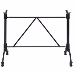 vidaXL Bistro Table Leg Replacement Table Legs Desk Leg Black Cast Aluminium - 93 x 60 x 72 cm
