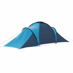 vidaXL Camping Tent 6 Persons Blue and Light Blue Outdoor Hiking Sleeping Tool - Additional view 4