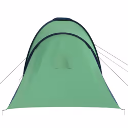 vidaXL Camping Tent 6 Persons Blue and Green Sun Shade Shelter Hiking Outdoor