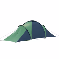 vidaXL Camping Tent 6 Persons Blue and Green Sun Shade Shelter Hiking Outdoor - Additional view 4