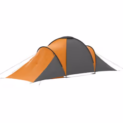 vidaXL Camping Tent 6 Persons Grey and Orange Outdoor Hiking Sleeping House - Additional view 7