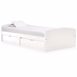 VidaXL 322155, White, 960 mm, 2.04 m, 475 mm, 900 x 2000 mm, 1 pc(s)